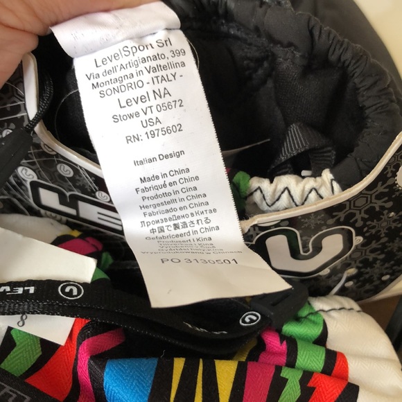 LEVEL Hard Overglove Speed PK Rainbow 🌈 winter mitts BNWT - Picture 10 of 11